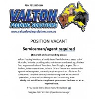 POSITION VACANT - QLD BASED SERVICE AGENT REQUIRED